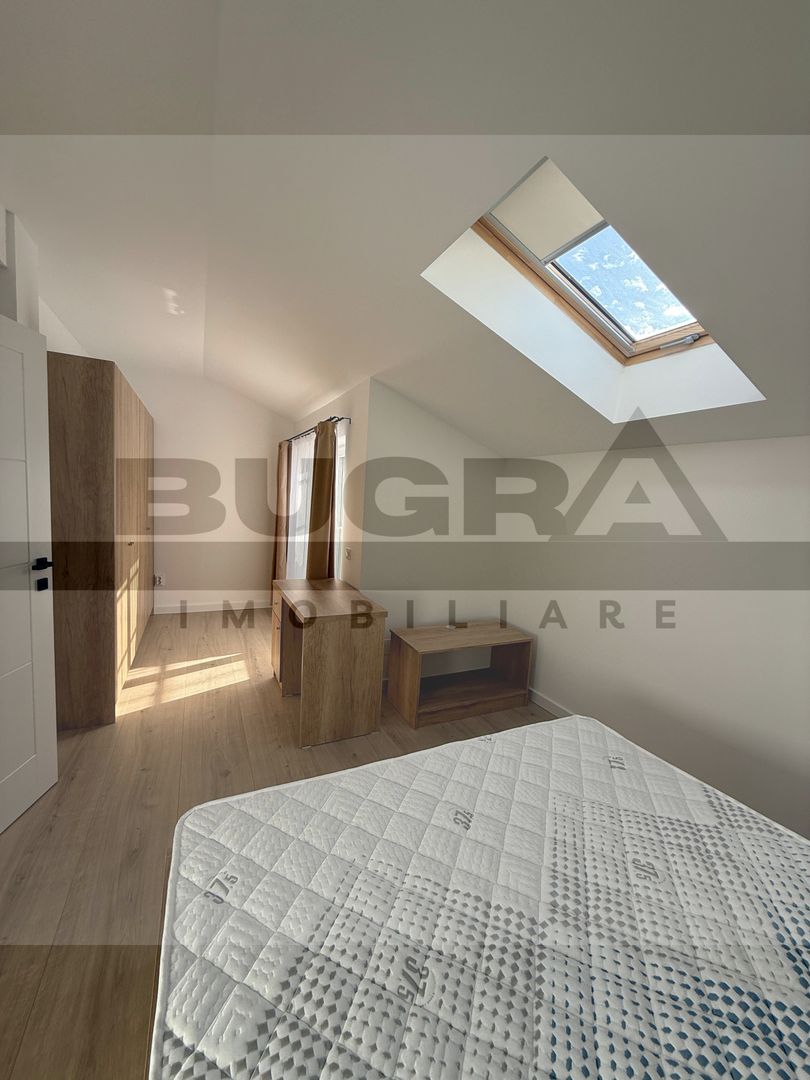 Apartament cu 4 camere, 100 mp, parcare,  gradina,  zona L. Merlin - Poză 12