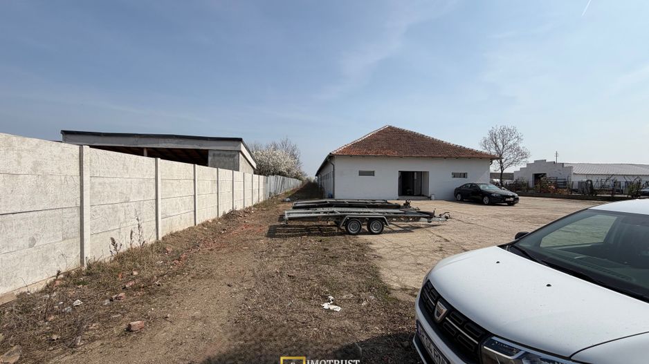 Hala + teren de închiriat pentru service auto / dezmembrări / depozit - Poză 3