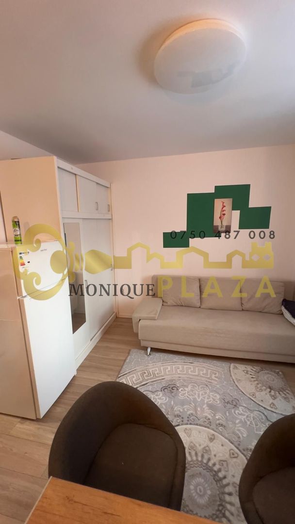 Garsoniera moderna | CT | Mobilata | Utilata | - Poză 2