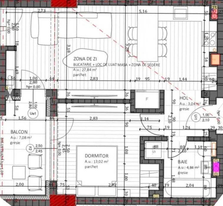 VANZARE APARTAMENT 2 CAMERE ZONA BMW - Poză 2