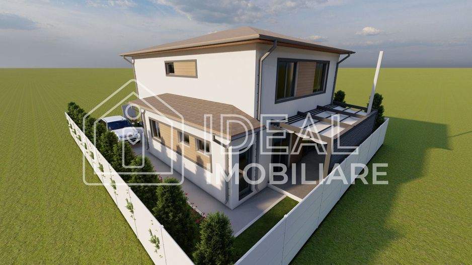 Casa Individuala Moderna cu 5 camere, si 350 mp de curte, in Sura Mica - Schiță 22