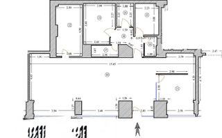 DISPONIBIL | SPATIU COMERCIAL | 140 MP | 12 ML VITRINA | ZONA STEFAN CEL MARE | - Poză 3
