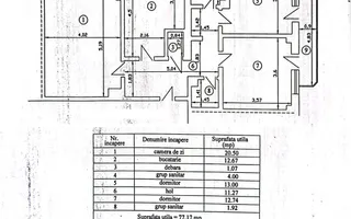 Apartament cu 3 camere, mobilat și utilat, VASLUI - zona AUTOMOMENT; - Poză 14