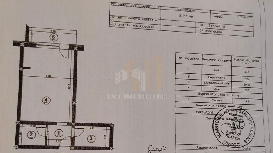 Garsoniera Subcetate City Sanpetru Brasov - Schiță 8