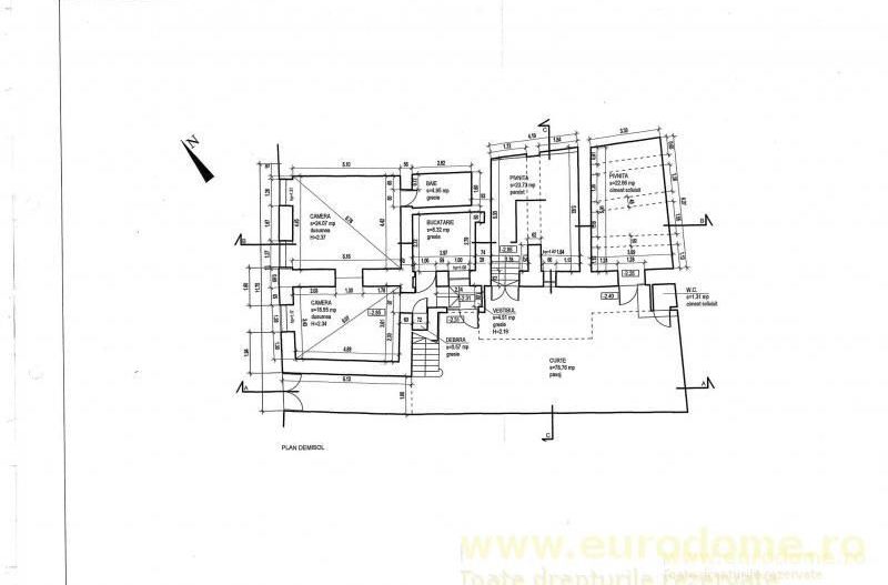 Casa cu teren de 256mp in centrul istoric al Brasovului - Schiță 18