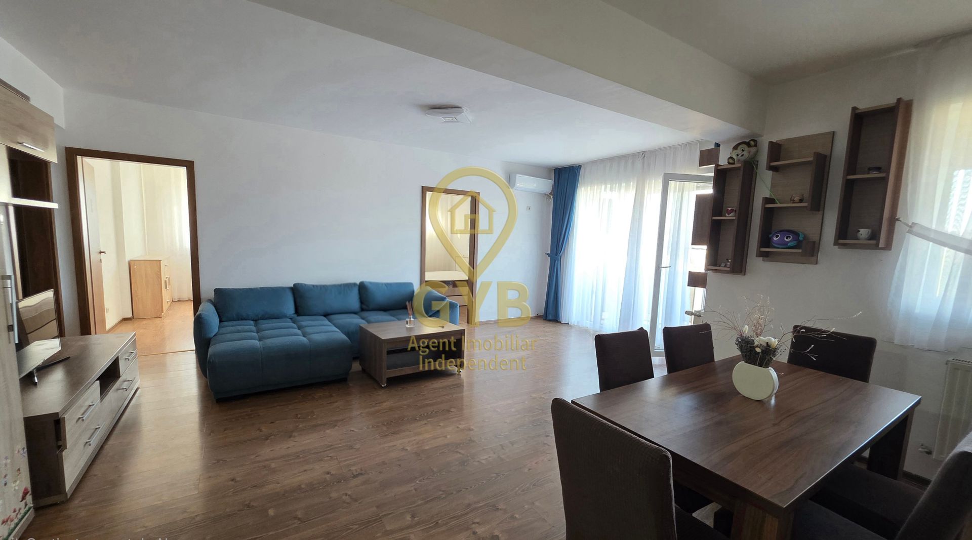 De închiriat apartament cu 3 camere în bloc nou -  Prima Nufărul - Poză 1