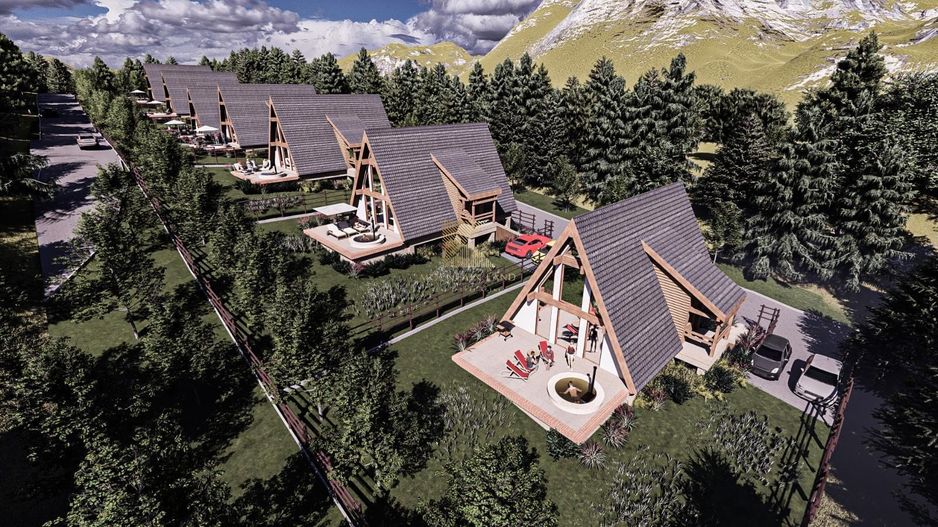 Casa noua in faza de proiect | A-frame | ideala investitie | Rasnov - Poză 1
