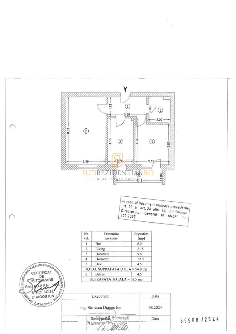 Apartament 2 camere decomandat,  Parcare, Bd. Metalurgiei - Poză 16