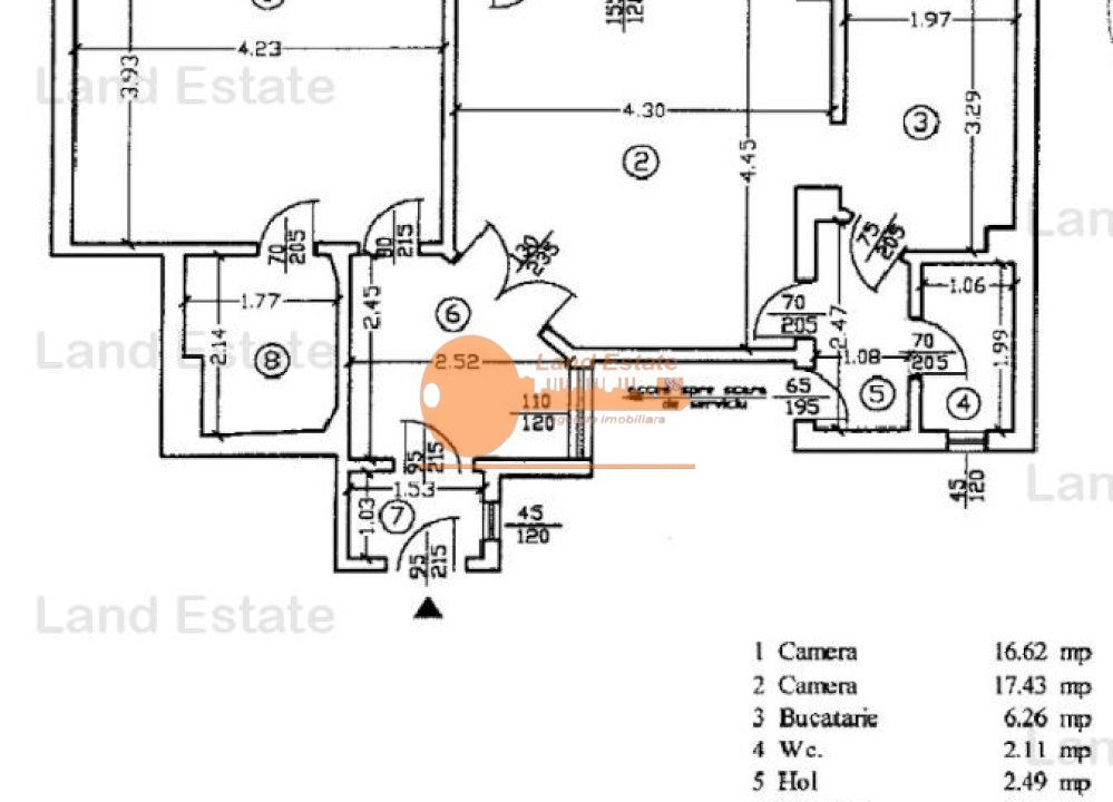 2 camere cu centrala Calea Dorobanti - Poză 1