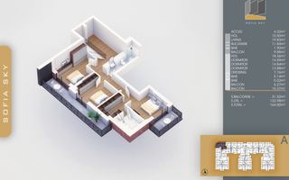 4 camere duplex la doar 7 minute Metrou N Teclu - Schiță 7