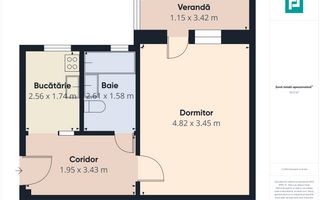 Apartament cu 1 cameră în Calea Buziașului - Poză 17