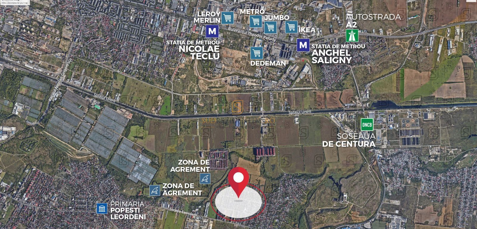 Teren intravilan de vanzare, 1705 mp, Popesti Leordeni - Poză 5