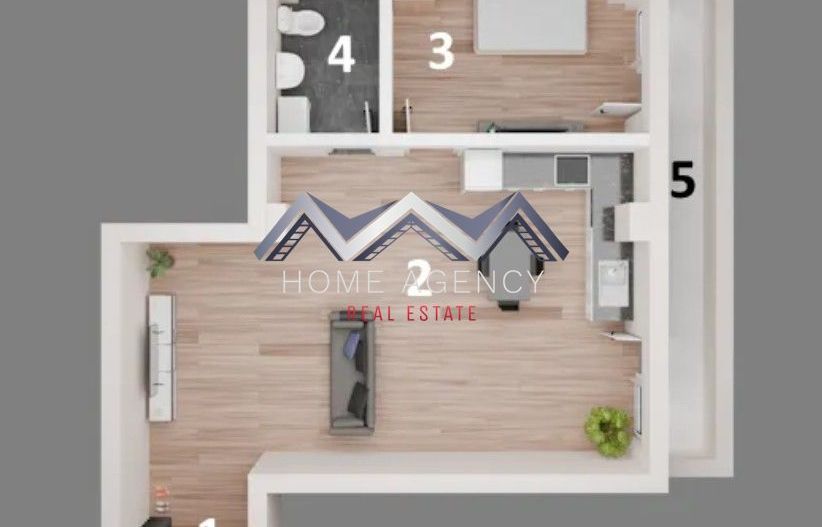 Apartament 2 camere Otopeni | parter înalt + terasă | include parcare - Schiță 11