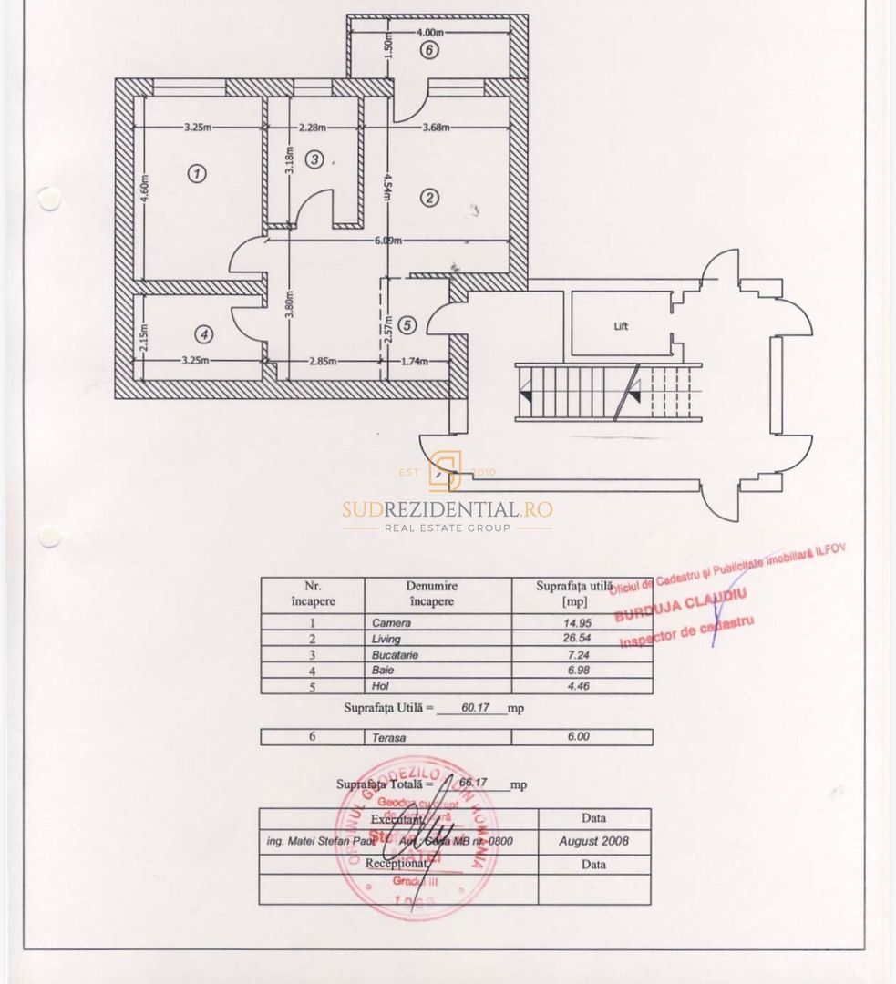 Apartament 2 camere, Confort City, Splaiul Unirii, Comision 0% - Schiță 12