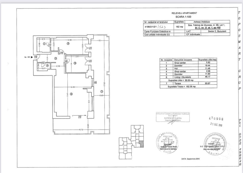 Apartament UPGROUND 3 camere 163 mp - Poză 2