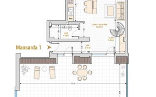 Duplex exclusivst | Ready to move in | Mobilat | Utilat - Schiță 16