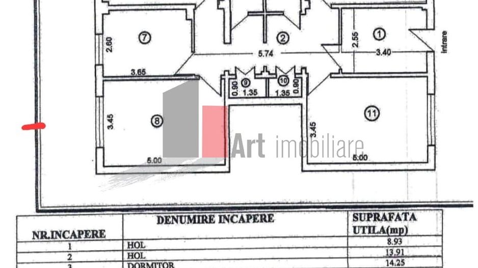 Ap 4 cam Giurgiu decomandat, parter - Poză 2