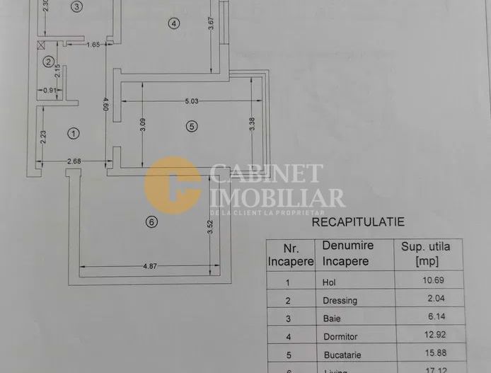 Apartament 2 camere - Etaj 3- Cris Estate Bucium-Visan - Poză 8