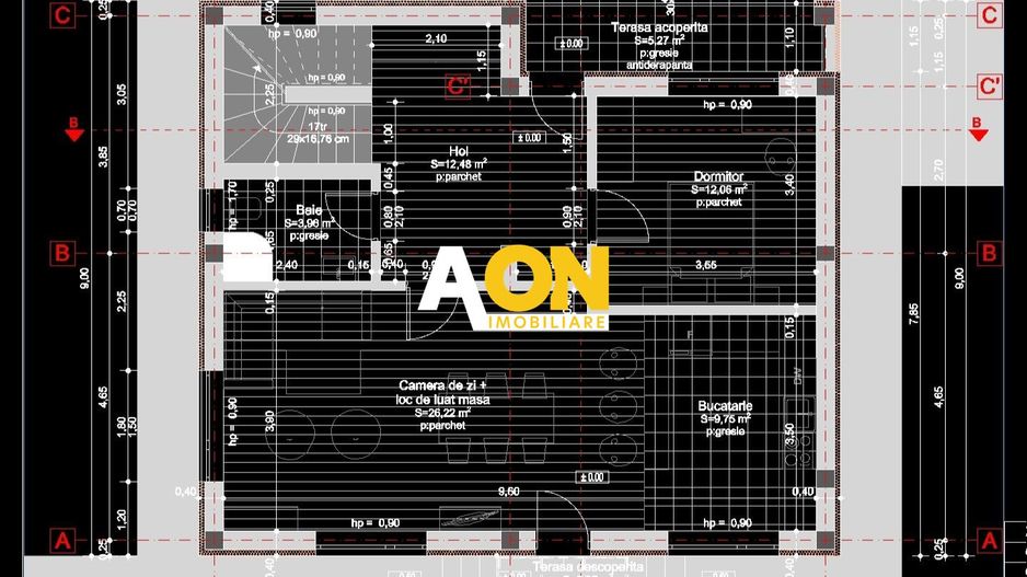 Casa semifinisata, 4 camere, 554 mp teren, Cetate - Poză 14