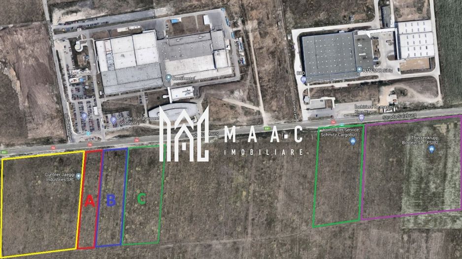 Teren intravilan 14.056 mp | Exterior Vest Sibiu | front 67 m - Poză 1