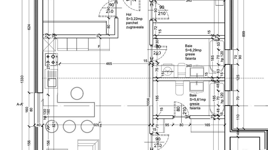 Vilă Individuală Parter - 130mp construiti - 396mp teren - Schiță 12