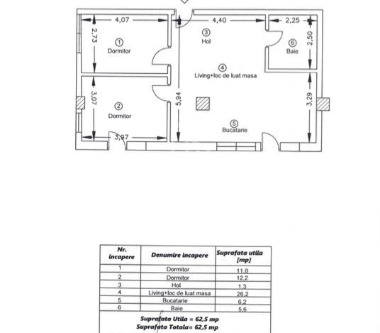 Preț foarte bun apartament la cheie Dâmbul Rotund - Schiță 12