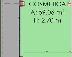 Spatiu comercial 60 mp utili de inchiriat, parcari, Gardenia Residence - Schiță 4