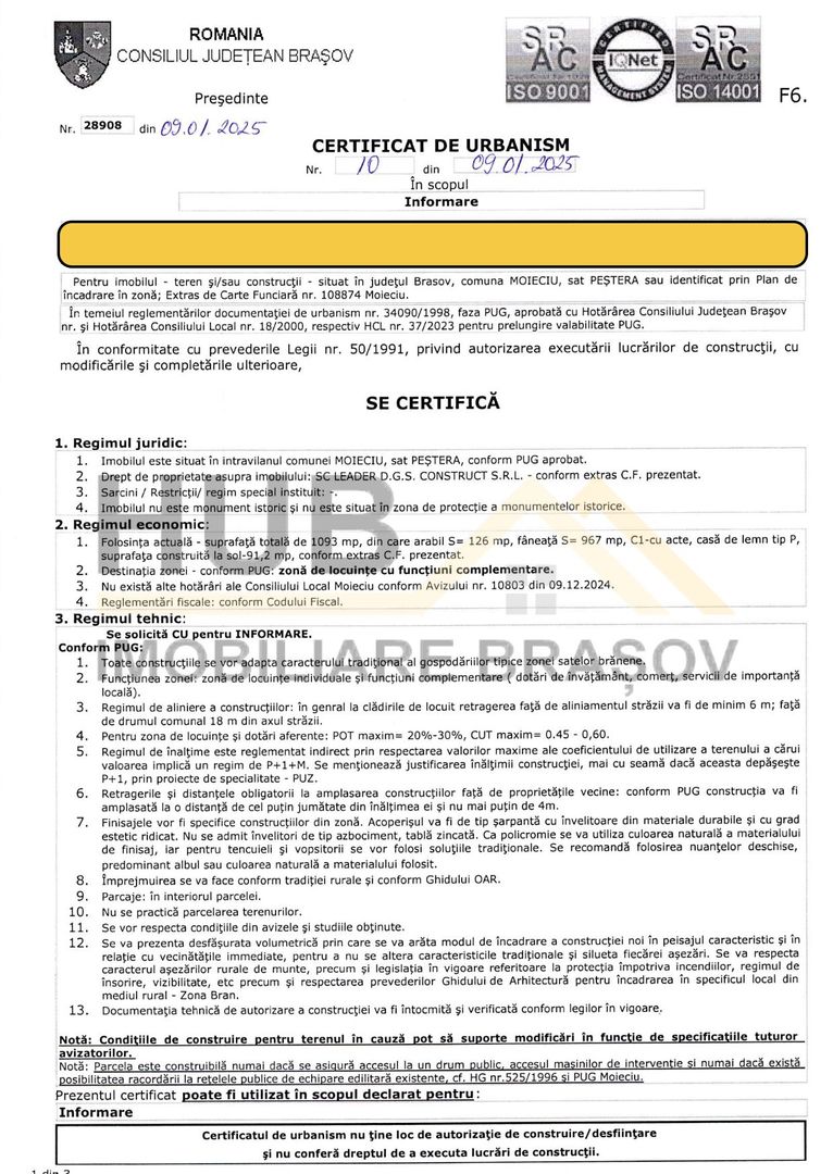 Oportunitate Investitie | Teren Pestera | 1.093mp | Utilitati Gaz/Curent | PUZ - Poză 11