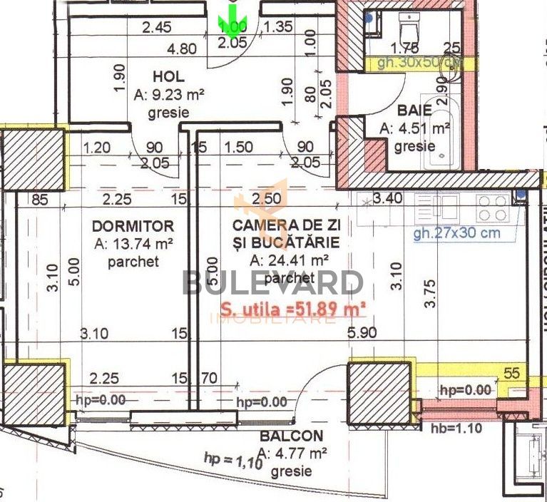 Comision 0. Apartament 2 camere bloc nou cu CF! - Poză 12