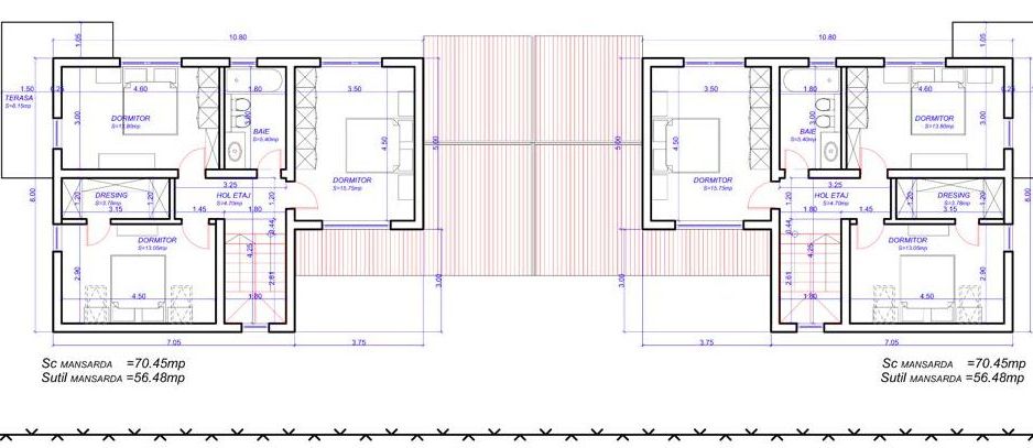 Duplex la cheie despartit prin garaj - Poză 6