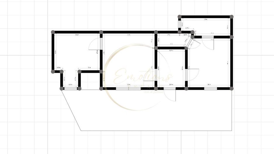 SUPER OFERTĂ | Casă luminoasă cu 2 camere la curte | SPAȚIU ȘI INTIMITATE - Schiță 13