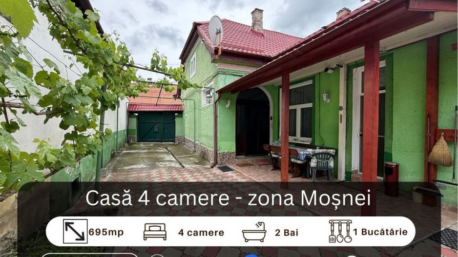 Casa de 4 camere, zona Mosnei - Poză 1