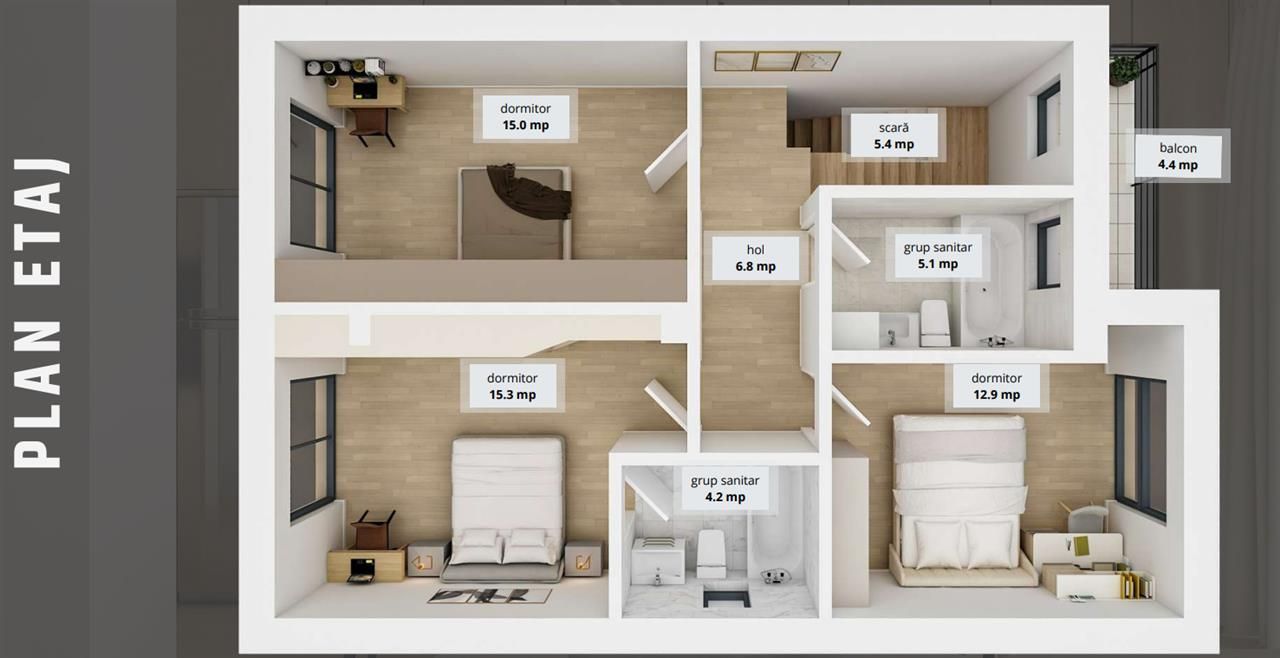 VILA INDIVIDUALA | 4 CAMERE| OTOPENI | PRET PROMOTIONAL - Poză 28