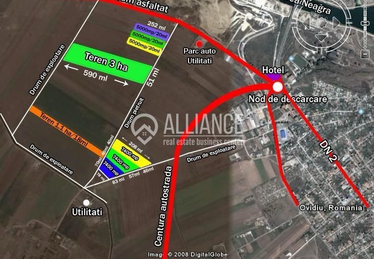 OVIDIU (Cod 01) - teren pentru constructii industriale - Poză 3
