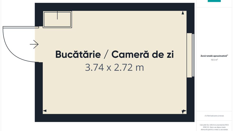 Garsonieră cochetă aproape de Centru - Poză 10