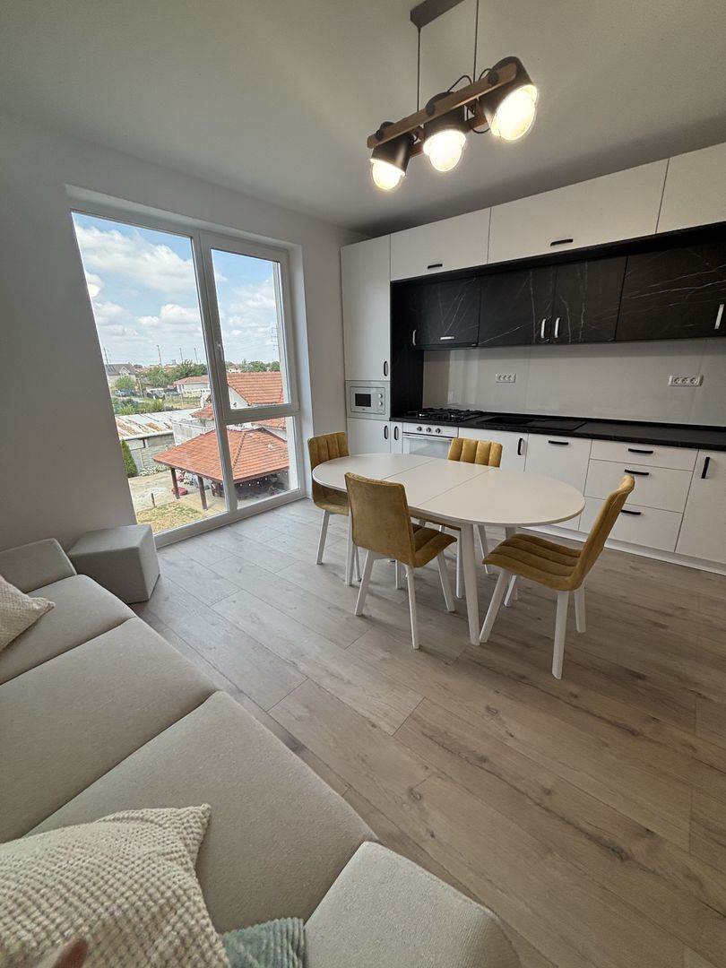 Apartament 3 camerele prima închiriere, în imobil nou Giroc - Poză 9