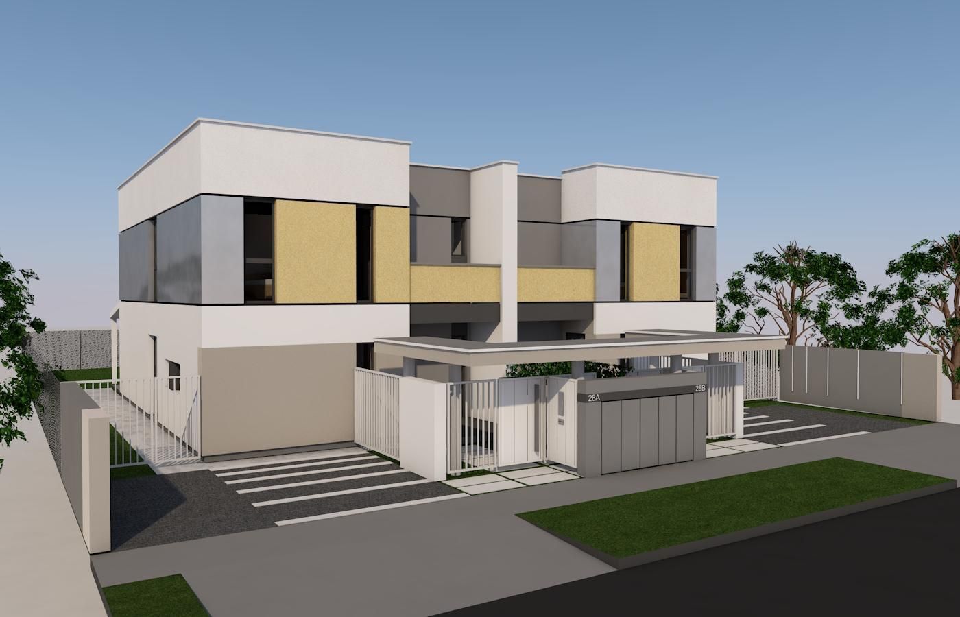 Duplex nou cu 4 camere, la stadiul de proiect-219.900€ Moșnița Nouă - Poză 3