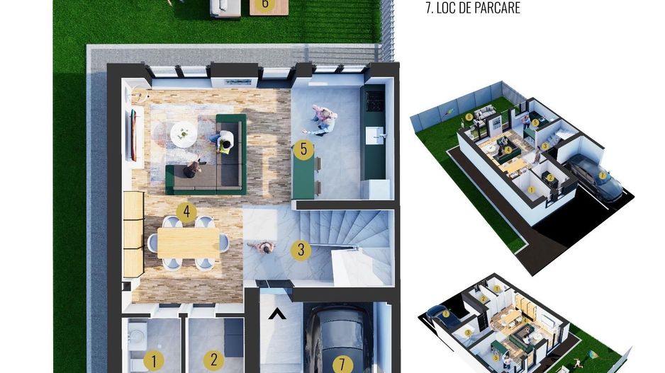 Reședință Modernă cu Finisaje Distinse - Poză 5