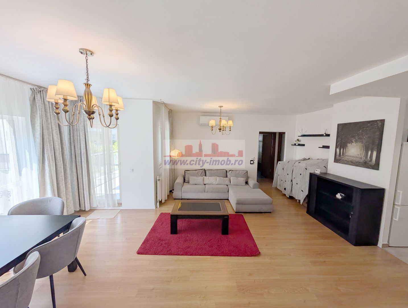Inchiriere apartament 3 camere   (doua dormitoare) Baneasa - Poză 2