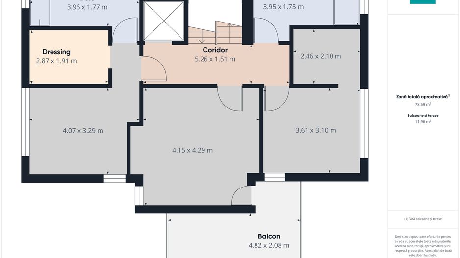 Vila Duplex 5 camere cu garaj zona Școală Americană - Poză 13