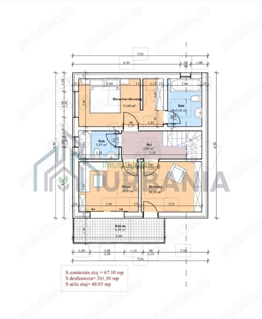 Teren intravilan central Iași, 451 mp, cu autorizație de construcție vila - Poză 4