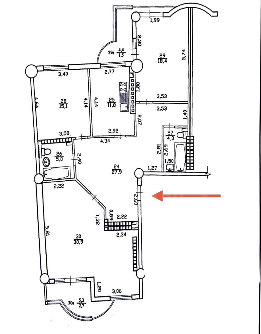 Un apartament cu personalitate, 117,3 mp, str. Lev Tolstoi - Poză 9
