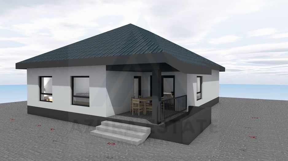 Casa premium pe un singur nivel 4 camere terasa pivnita Cristian - Poză 1