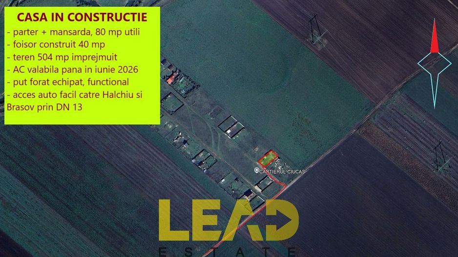 Comision 0%, Casa in constructie P+M, 80 mp utili, cu foisor si teren 504 mp - Poză 7