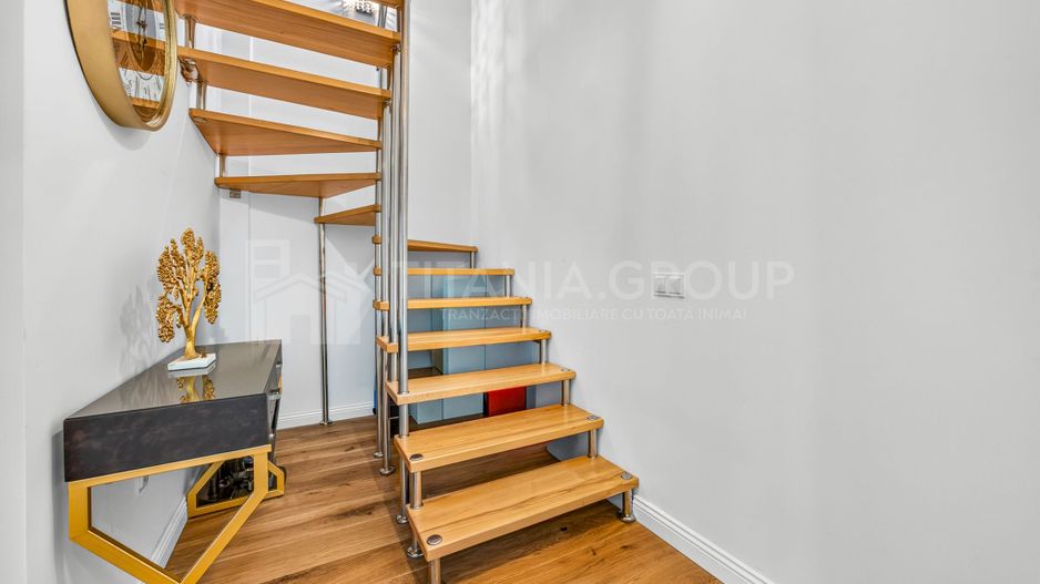 PENTHOUSE SUPERB 4 camere, 100 mp utili, parcare + boxa MAURER Coresi - Poză 18