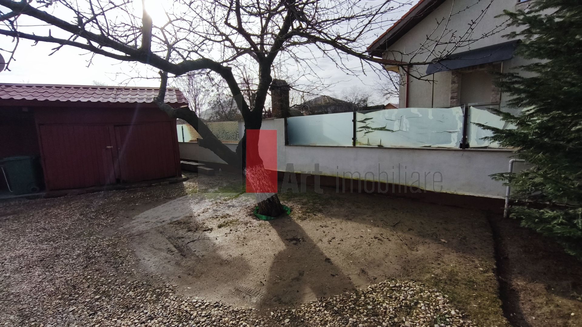 Casa curte cu teren 1600 mp Manolache - Poză 6