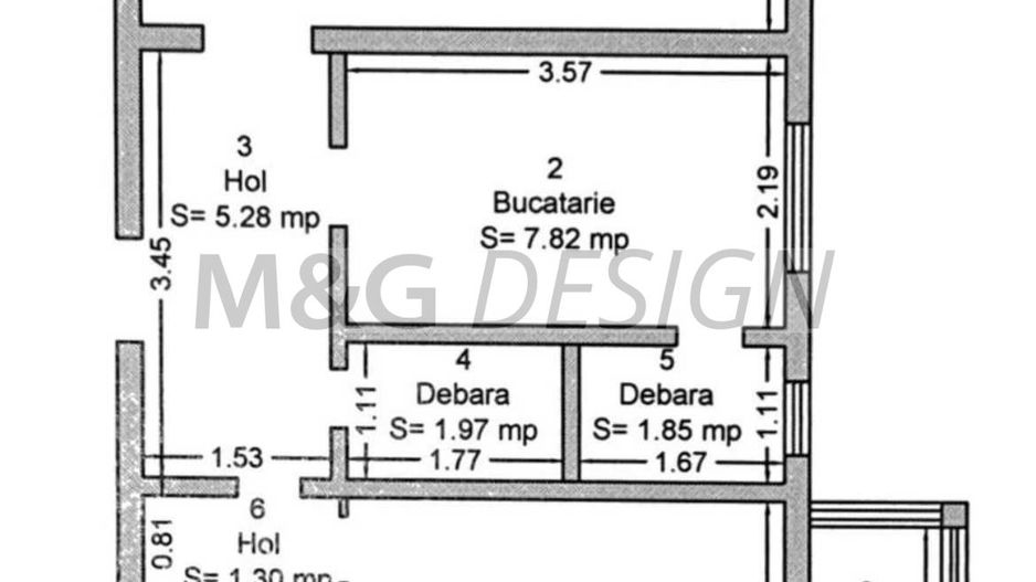 2 camere decomandat 2 balcoane , Bucovina  langa parc cu  centrala - Poză 7