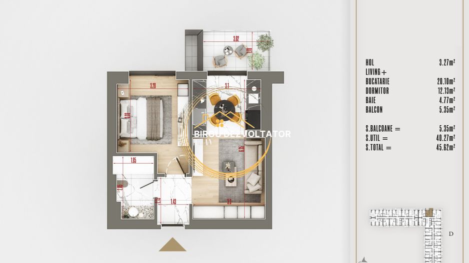 Ansamblu premium|Design Zona verde Izolatie fonica Decomandat Pallady - Poză 2