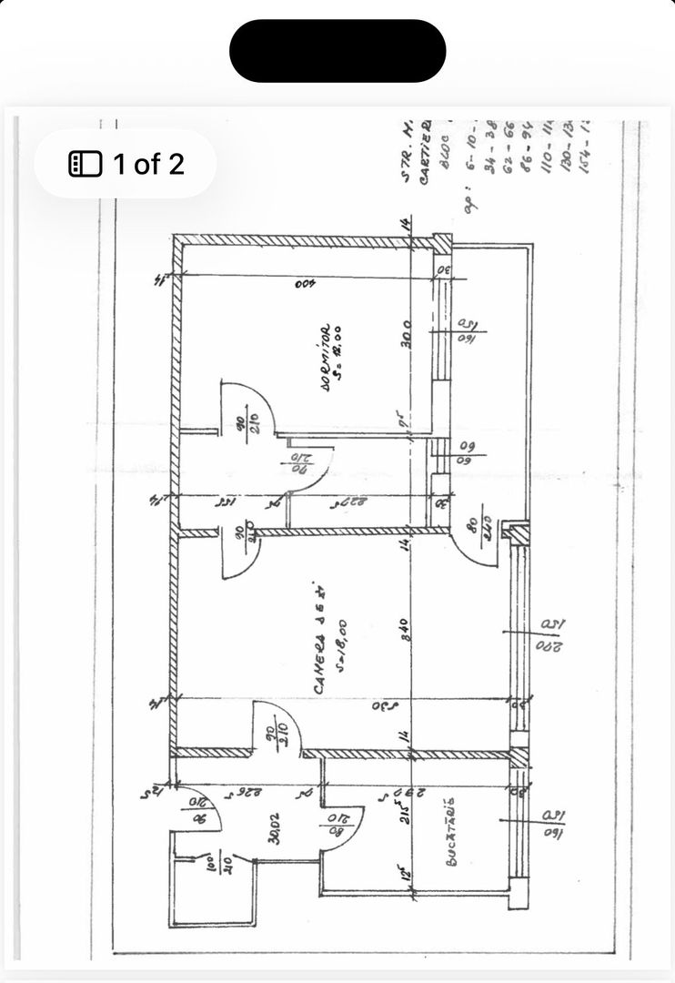 Apartament 2 camere renovat la 13 minute METROU Obor - Schiță 15