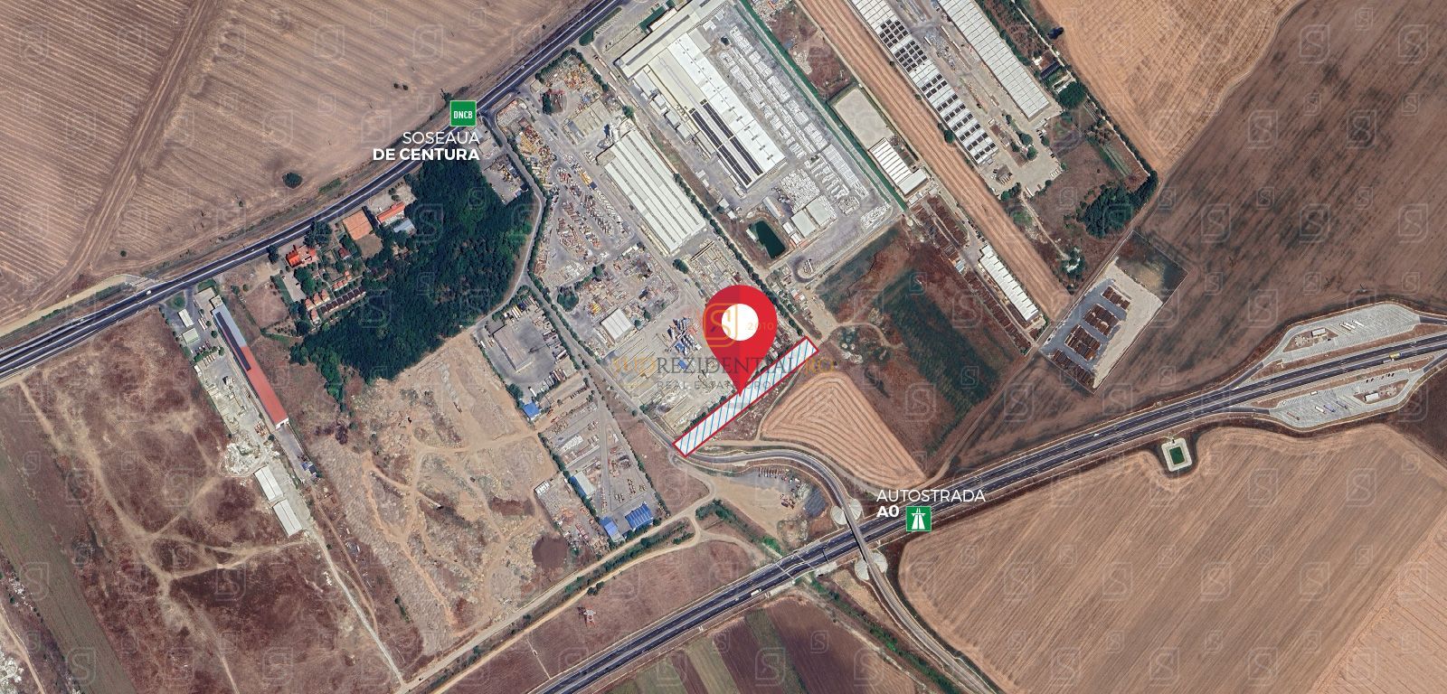 Teren intravilan, 4200 mp, adiacent A0 si Centura Sud - Poză 3